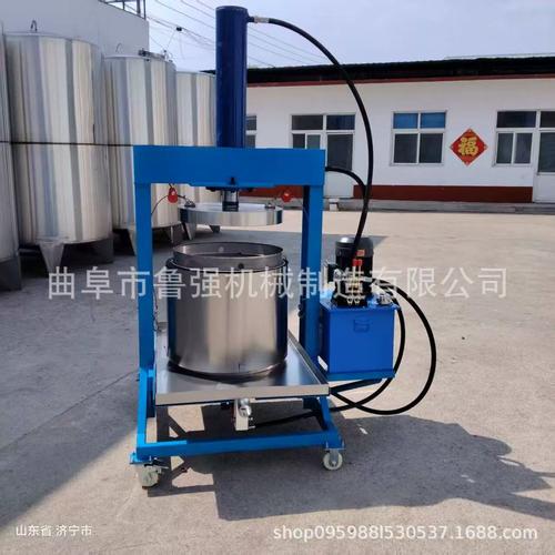 施鲁万商用电动压榨机304不锈钢多容量可选液压榨汁机压酒机厂